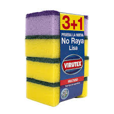 Virutex Esponja  (4 Unidades)